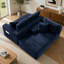 Canapé d'angle modulaire Cloud de 94,5 pouces (240 cm) au design minimaliste moderne, avec méridienne en L et assise profonde, idéal pour le salon et la chambre à coucher. Aucun assemblage requis.-708973533-708973535