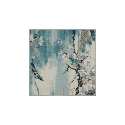 Tapis brun soyeux et moelleux