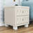 Nightstands, Traditional Narrow Nightstand with 2 Drawers-1754256904