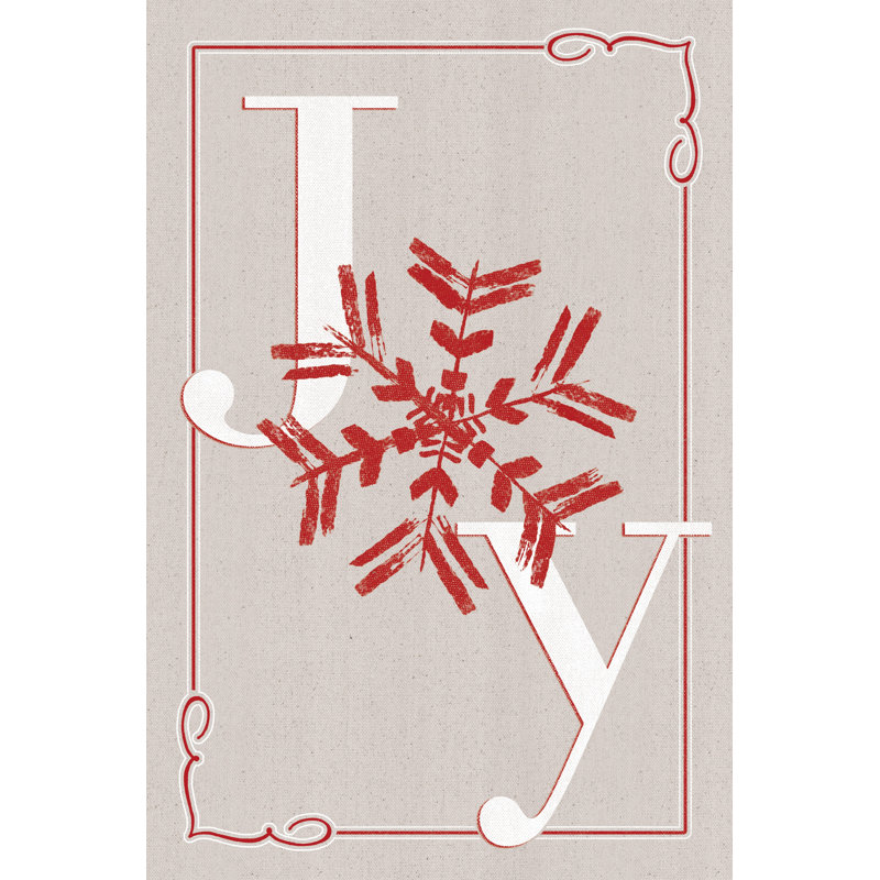 Christmas Joy - Wrapped Canvas Print, 46cm H x 30cm W