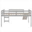 Lit mezzanine avec glissade, conception multifonctionnelle, lit simple-1986039313