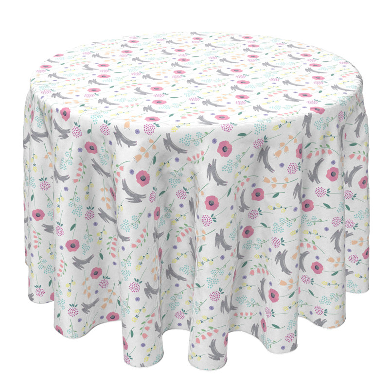 Round Cotton Tablecloth