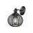 William 1 Light Wall Sconce in Matte Black with Matte Black Shade