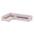 Innovative L-Shaped Upholstered Double Daybed Featuring a Convenient Pull-Out Trundle and Hidden Drawer Storage-774166229