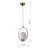 Metal Globe Single Pendant