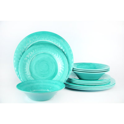 Surber Melamine Dinnerware - Service for 4