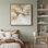 Art mural encadré abstrait rétro antique classique pour chambre à coucher