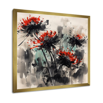 Ruthellen " Blurred Red Flower "