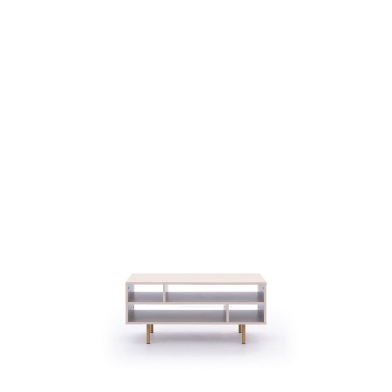 Aadrian Four Leg Coffee Table with Storage, Cashmere