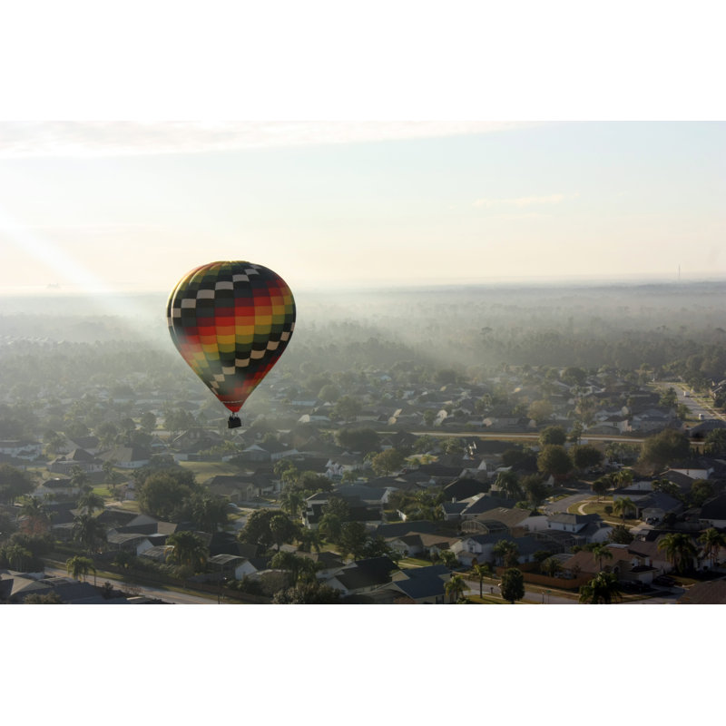 Hot Air Balloon - Wrapped Canvas Print, 51cm H x 76cm W x 3.8cm D