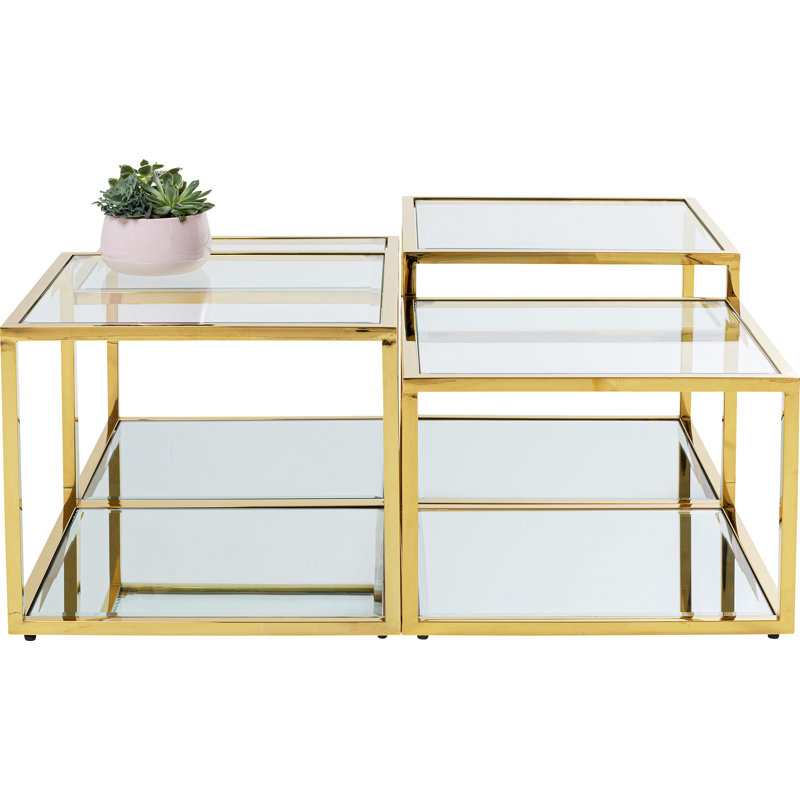 Coffee Table Orion Gold (4/Set)