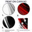 Red Infinite Ripples I - art abstrait de vagues modernes 4 pièces-493975331-493975328
