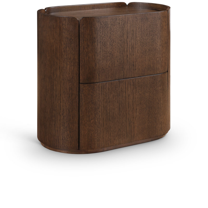 Menucha 28'' W Nightstand, Brown