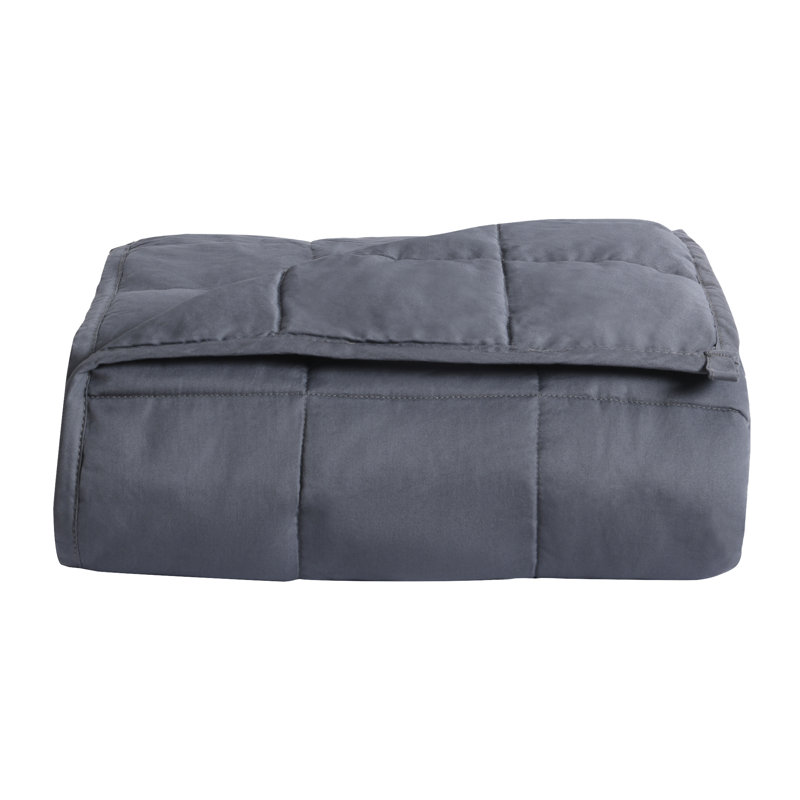 Jeté 100% coton épais toutes saisons Marte, 60 po x 80 po, Blanc, 15 lb