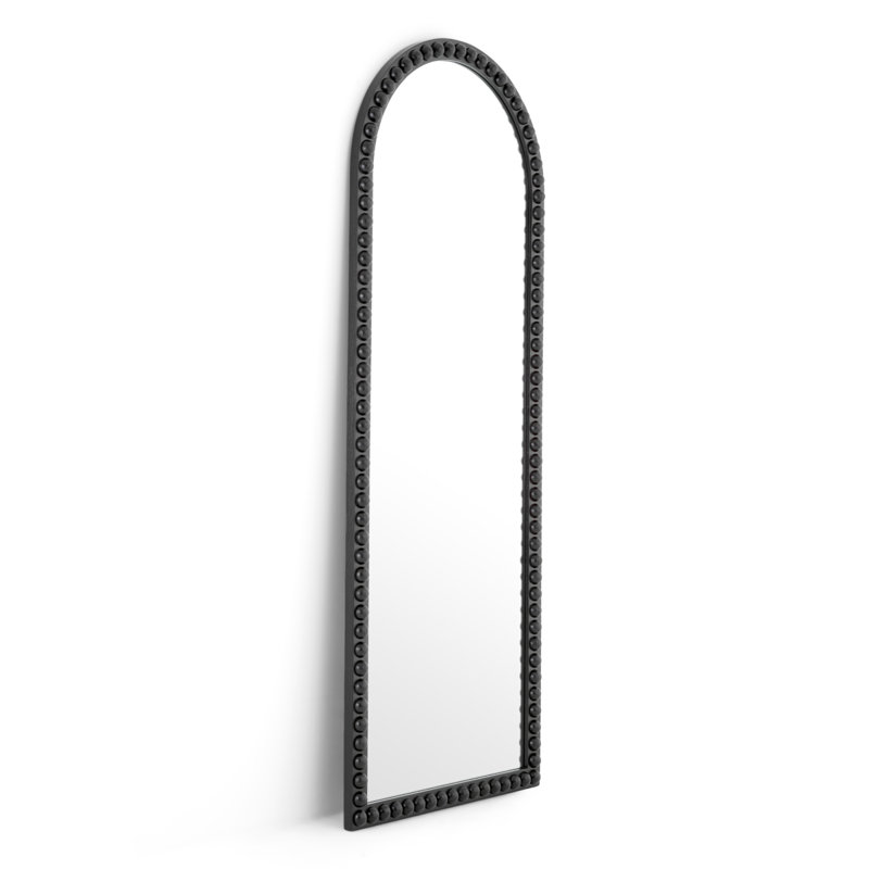 Mirror Kenton L Classic Black Finish, 96.46" H x 36.61" W, Arch