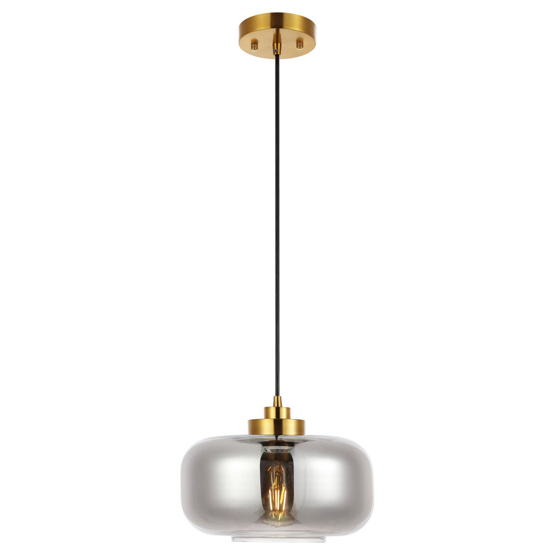 Luminaire suspendu bol simple à 1 lumière