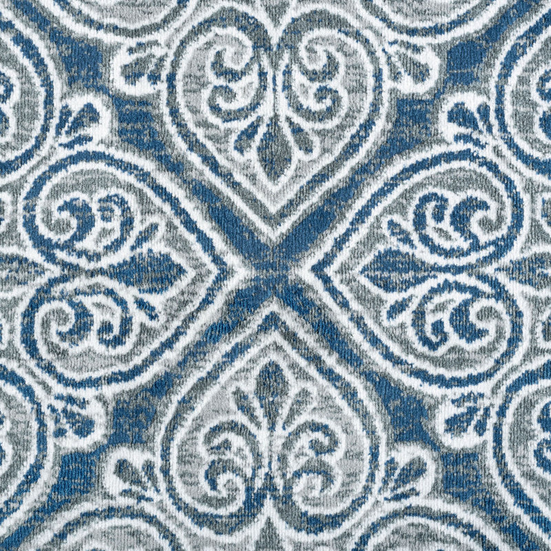 Tapis bleu Alani, Rond 7 pi 10 po