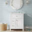 Meuble-lavabo 24 po avec lavabo, 3 tiroirs, 1 porte et tablette réglable-116324314