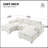 Comfortable U Shaped Sectional Sofa with Storage and Sleeper Functionality-1073922098