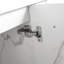 Meuble-lavabo mural de 60 po avec lavabo, lavabo double en résine à rebords épais, ensemble KD