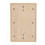 Étagère de salle de bain murale 40 po, châtaignier noir, armoire moderne à fermeture en douceur, lavabo, portes, fixation
