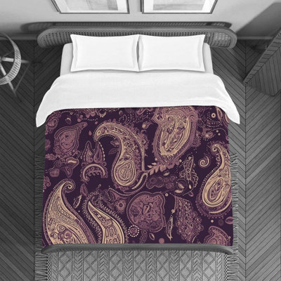 Housse de couette en microfibre Paisley