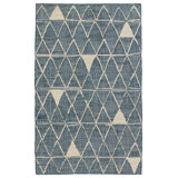 Area Rug in Navy/Beige