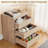 Wooden Nightstand with 3 Drawers-2128318310-2128318306