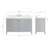 54" Double Bathroom Vanity Set-1579506416
