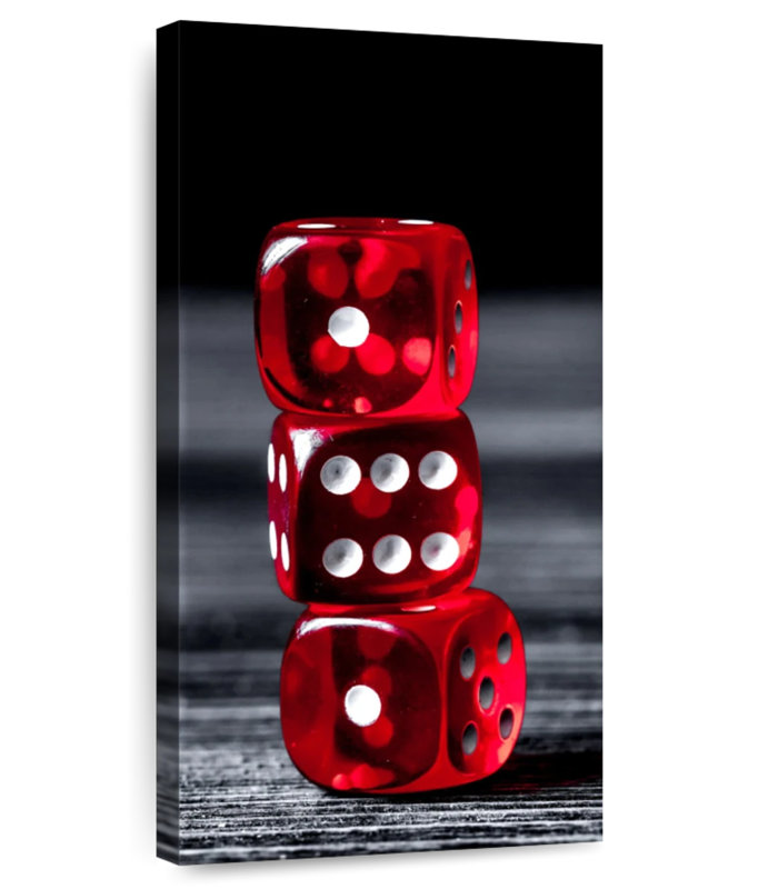 Dice, 42" H x 21" W