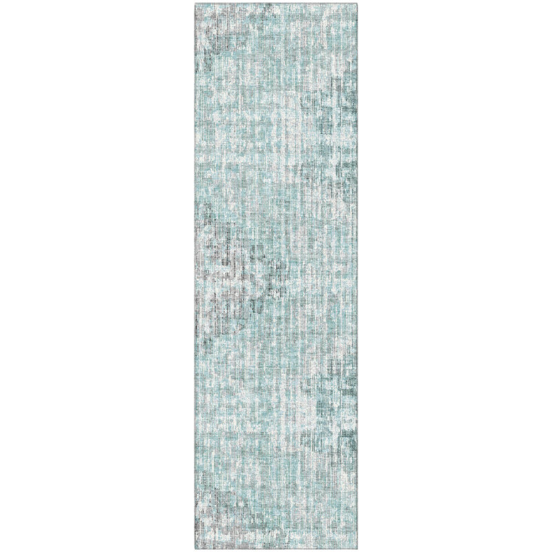 Premium Machine Washable Ansley Geometric Rug, Runner 2'3" x 7'6"