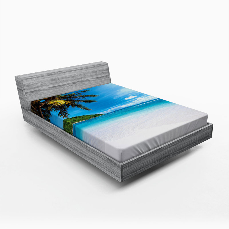 Drap-housse de plage exotique, Drap-housse de taille double