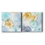 «Circle Honey Blues I», ensemble de 2 reproductions sur toiles tendues-1114850859