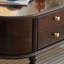Table basse ovale avec rangement French Vintage-107735451