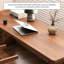 Bureau simple en bois massif brun-noisette Simple-105170017