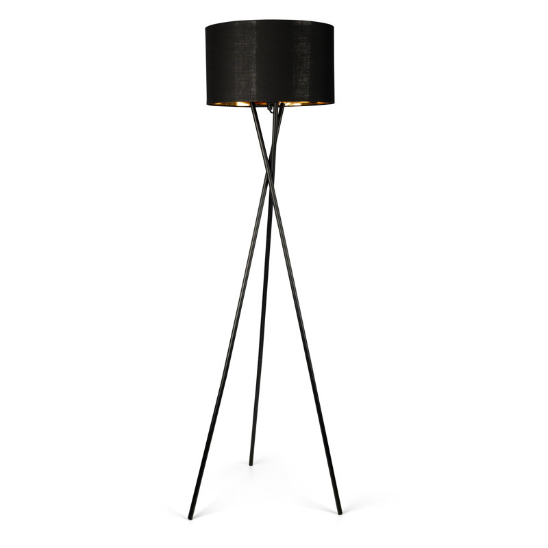 Rennan 153cm Powder Coated Tripod Floor Lamp