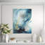 Blue Ribbons I Painting by Janice Sadler-25798901-25798902