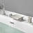 Deck Mount Roman Tub Faucet Set Waterfall High Flow Bathtub Faucets-110600752