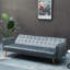 Luxueux canapé-lit en velours au confort haut de gamme et au design moderne, parfait pour les espaces de vie compacts et l'utilisation quotidienne.-1179046993