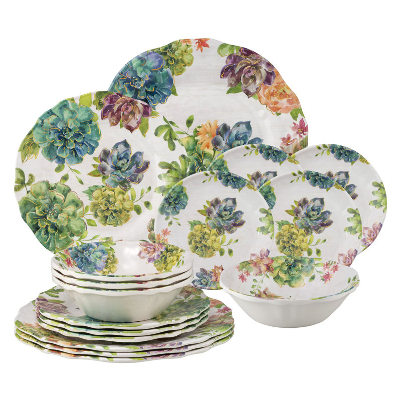Melamine Dinnerware Set 16 Piece - Service for 4