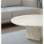 Table basse en marbre naturel vert, table de salon, pierre naturelle, 3535,4 H 9,8 pouces / 90 90 H25 cm, marbre véritable, marbre véritable-362036711-362036730