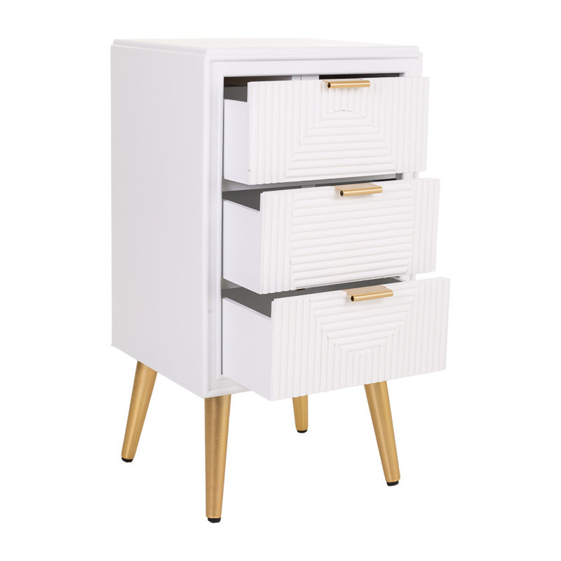 Bolanos 39 cm W Bedside Table