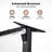 Lilja Electric Height Adjustable Standing Desk with Keyboard Tray-473560490-473560488