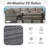 8 - Person Patio Conversation Set with Cushions-855819845