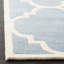 Tapis bleu / ivoire en laine touffeté à la main Carolene-1226142766