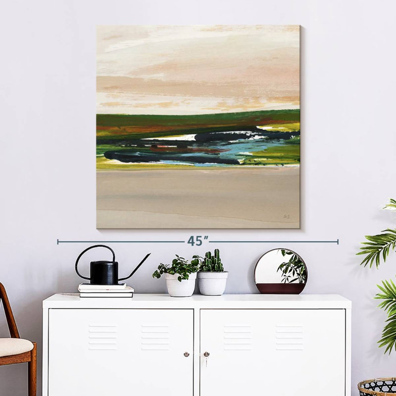 Green Is My Valley I, 33" H x 33" W