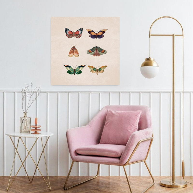 Art mural, papillon, papillon, papillon, H 32 po x l 32 po
