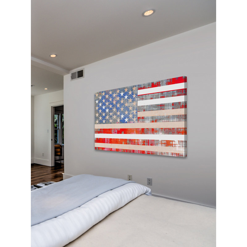 «American Dream» par Parvez Taj, reproduction sur toile tendue, H 12 po x l 18 po x 1,5 po