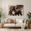Dogs Neapolitan Mastiff Brown Metal Wall Art-652513589