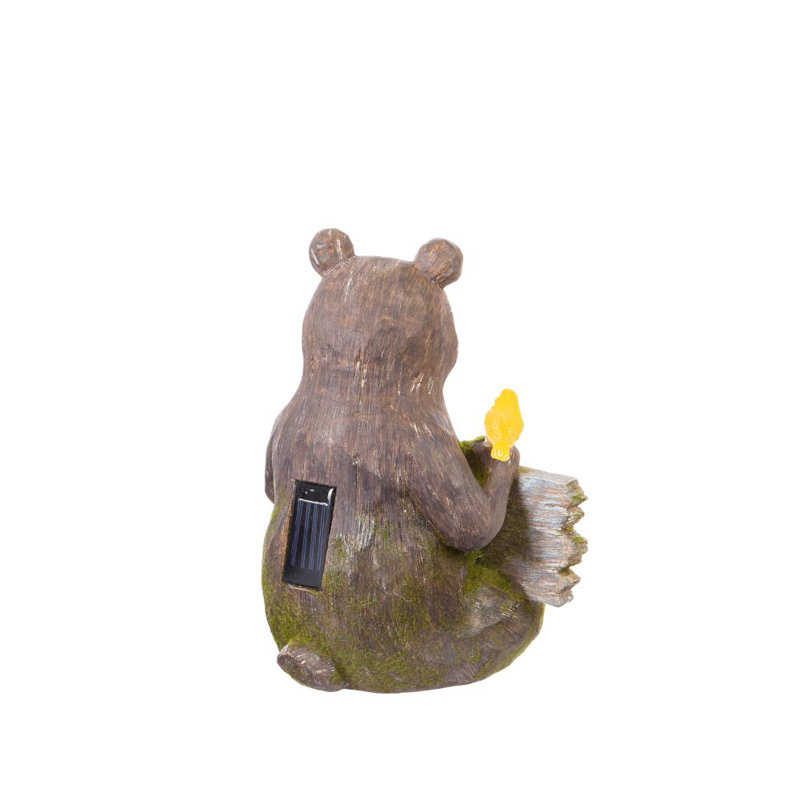 Statue de jardin solaire et amis Brinley